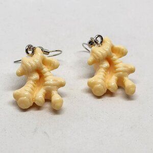 Ginger Vegetable Earrings Resin Hook Dangle